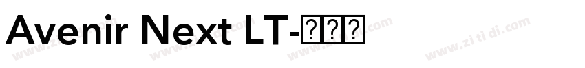 Avenir Next LT字体转换